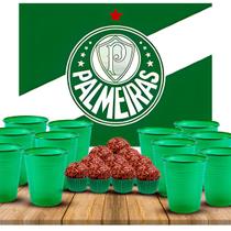 Kit festa completo 111pçs decoração Palmeiras aniversário Kit festa completo 111pçs decoração Palmeiras aniversário