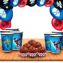 Kit festa completo 133 itens Decoração festa Homem Aranha Kit festa completo 133 itens Decoração festa Homem Aranha