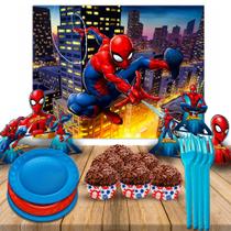Kit festa completo 152 itens Decoração Homem Aranha aniversá Kit festa completo 152 itens Decoração Homem Aranha aniversá