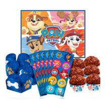 Kit Festa Completo 181 pçs Decoração Patrulha canina aniver Kit Festa Completo 181 pçs Decoração Patrulha canina aniver