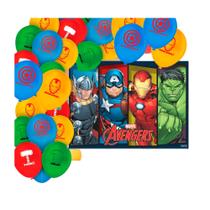 Kit festa Completo 26 pçs Decoração Vingadores aniversário