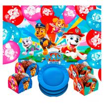 Kit festa completo 86 itens Decoração patrulha canina