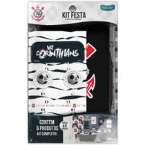 Kit Festa Corinthians Completo 62 Peças para Decoração