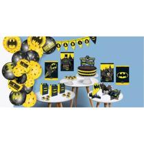 Kit Festa de Aniversário Decorativa Só Um Bolinho Batman - 89 peças - Festcolor