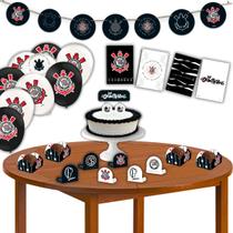 Kit Festa De Aniversário Decorativa Time Corinthians - Festcolor