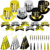 Kit Festa de Ano Novo Traplace - 40 Peças para 20 Convidados Kit Festa de Ano Novo Traplace - 40 Peças para 20 Convidados
