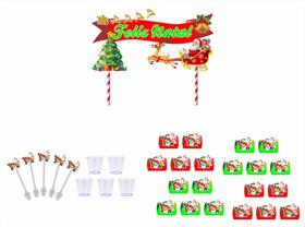 Kit Festa de Natal 151 peças - Produto artesanal