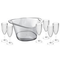 Kit Festa de Plástico 7 peças UZ221-TR UZ Transparente Translucido