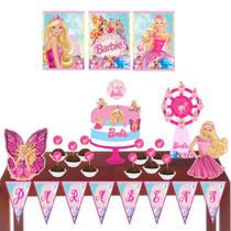 Kit Festa Decoração Aniversário Barbie fada com sombra