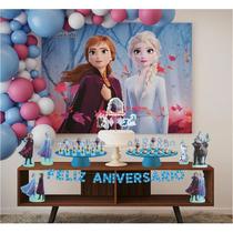 Kit festa Decoração aniversário Frozen 39pçs / Fácil em EVA Kit festa Decoração aniversário Frozen 39pçs / Fácil em EVA