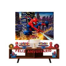Kit festa Decoração aniversário Homem Aranha 39pçs EVA Kit festa Decoração aniversário Homem Aranha 39pçs EVA