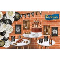 Kit Festa Decoração Boteco Festcolor com 89 peças Kit Festa Decoração Boteco Festcolor com 89 peças