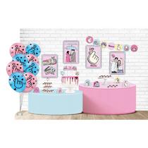 Kit Festa Decoração Dorama Festcolor 62 Peças Kit Festa Decoração Dorama Festcolor 62 Peças