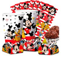 kit festa Decoração Mickey 188 pçs Aniversário Completo