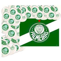 Kit Festa Decoração Palmeiras Painel Gigante + 25 Balões n9"