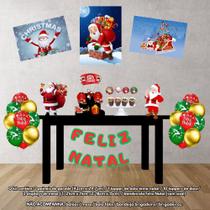 Kit Festa Decoração Para Mesa De Natal