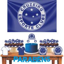 Kit Festa Decoração Pronta Cruzeiro Raposão C/ 33 Itens Kit Festa Decoração Pronta Cruzeiro Raposão C/ 33 Itens