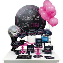 Kit Festa Decoração Só Um Bolinho A Mãe Ta On Aniversário Kit Festa Decoração Só Um Bolinho A Mãe Ta On Aniversário