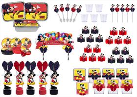 Kit festa decorado Mickey 191 peças (20 pessoas)