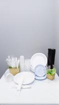 Kit Festa Descartável Completão 50,100 e 150 Pessoas Prático e Completo
