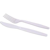 Kit Festa Descartavel Garfo e Faca Master Branco PCT com 25 - GNA
