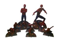 Kit Festa Display Homem Aranha, 10 Mesa ,2 De Chão Para Decoração em Mdf.