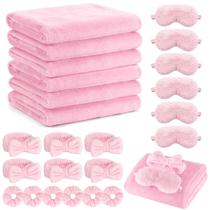 Kit Festa do Pijama Nyxuso 24 Peças em Fleece Rosa Kit Festa do Pijama Nyxuso 24 Peças em Fleece Rosa