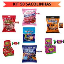 Kit Festa Doces Para 50 Sacolinhas Surpresa Festa Infantil