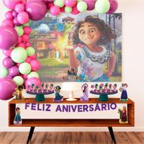 Kit Festa Encanto 39 Itens Painel + Faixa + Enfeites + Topo - PIFFER