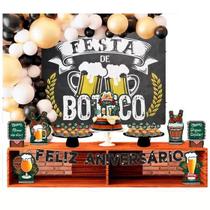 Kit Festa Fácil Boteco 64 Itens - Decoração Premium Kit Festa Fácil Boteco 64 Itens - Decoração Premium