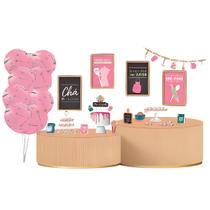 Kit festa fácil Chá de Cozinha 62 peças monte você mesmo Kit festa fácil Chá de Cozinha 62 peças monte você mesmo