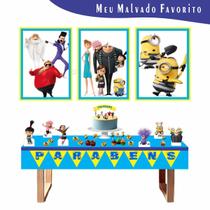 Kit Festa Fácil Decoração -Meu Malvado Favorito - 64 peças