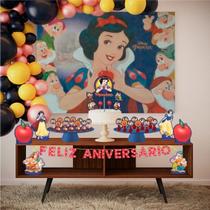 Kit Festa Fácil Decorativa Tema Branca De Neve Infantil Kit Festa Fácil Decorativa Tema Branca De Neve Infantil