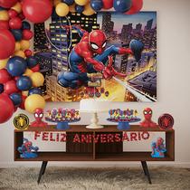 Kit Festa Facil Homem Aranha Aniversário Criança Infantil