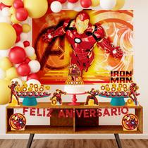 Kit Festa Facil Homem de Ferro Heois Marvel Festa infantil