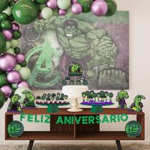 Kit Festa Fácil Hulk Herois - Decoração