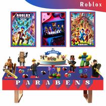 Kit Festa Facil Montagem Decoração Pratica - Roblox