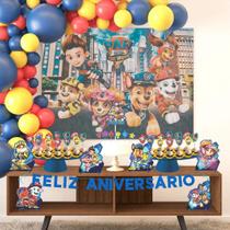 Kit Festa Fácil Patrulha Canina 39 Itens - Piffer Kit Festa Fácil Patrulha Canina 39 Itens - Piffer