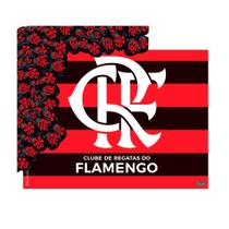 Kit festa Flamengo Decoração 25 Balões Preto + Painel TNT GG