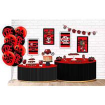 Kit Festa Flamengo Decoração Aniversário Time Futebol Infantil Adulto Kit Festa Flamengo Decoração Aniversário Time Futebol Infantil Adulto