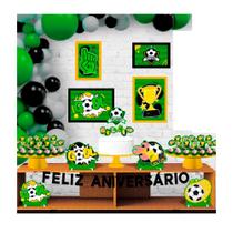Kit festa FUTEBOL Decoração Aniversário completa 40pçs EVA Kit festa FUTEBOL Decoração Aniversário completa 40pçs EVA