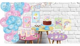 Kit Festa Galinha Pintadinha Candy - Kit Decorativo 89 Unds