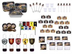 Kit festa Game Off Thrones 191 peças (20 pessoas)