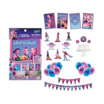 Kit Festa Guerreiras Do K-pop Kit Meninas Do Kpop 24 Itens Kit Festa Guerreiras Do K-pop Kit Meninas Do Kpop 24 Itens