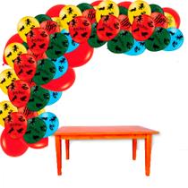 Kit Festa Harry Potter Ani Arco Descontruído 75 Balão + fita