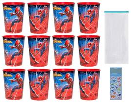 Kit Festa Homem-Aranha - 12 Xícaras Kit Festa Homem-Aranha - 12 Xícaras