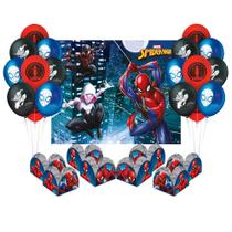 Kit Festa Homem aranha 76 itens decoração aniversário Kit Festa Homem aranha 76 itens decoração aniversário