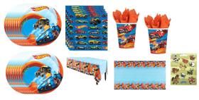 Kit Festa Hot Wheels Wild Racer para 16 Pessoas