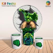 Kit Festa Hulk com Painel 1,00x1,00
