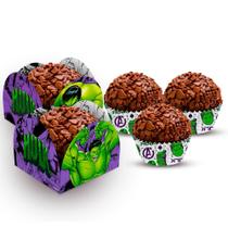 Kit Festa Hulk Decoração Anive Forminhas para doces 150 pçs Kit Festa Hulk Decoração Anive Forminhas para doces 150 pçs
